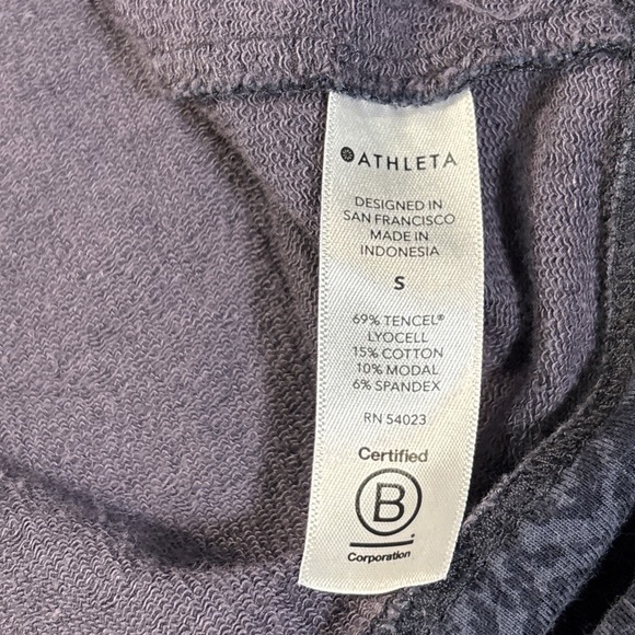 Athleta Athleisure Luxe Pullover Sweatshirt Womens S Oversized Cozy Gym Layer - Picture 5 of 6